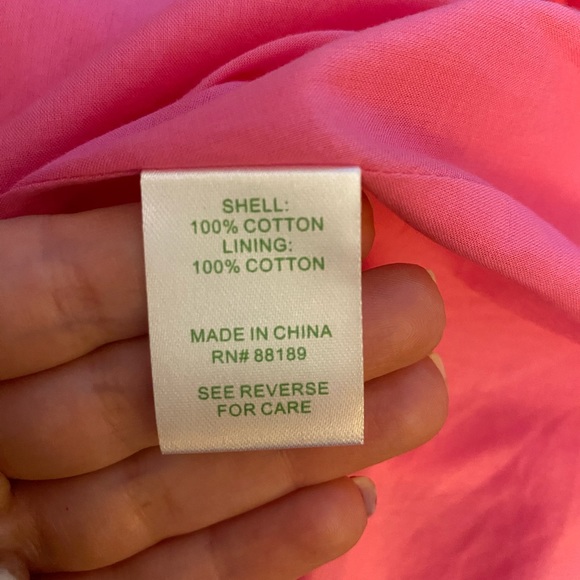 Pink floral Lilly Pulitzer dress - Picture 6 of 7